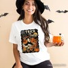 Trick or Treat Goose T-Shirt, Vintage Halloween Witch Tee for October| OrnamentallyYou - 4 of 4