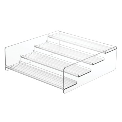 mDesign Plastic Bathroom Medicine Organizer, 4 Level Shelf