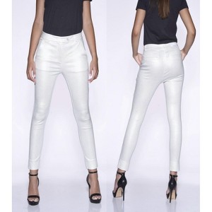 Women's Lively Coated Trouser Pant - BIANCO - 1 of 1