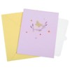 Unique Bargains Butterfly Flower Thickened Paper 3D Funny Birthday Cards for Best Friends Gift - 3 of 4