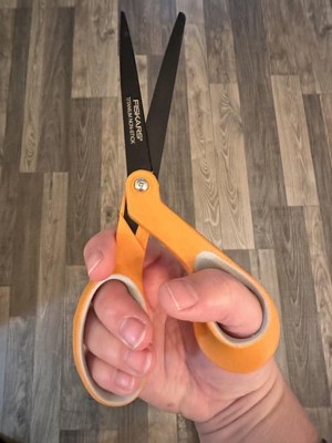 Fiskars Scissors 8 Left Handed Bent Orange 1294508697wj : Target