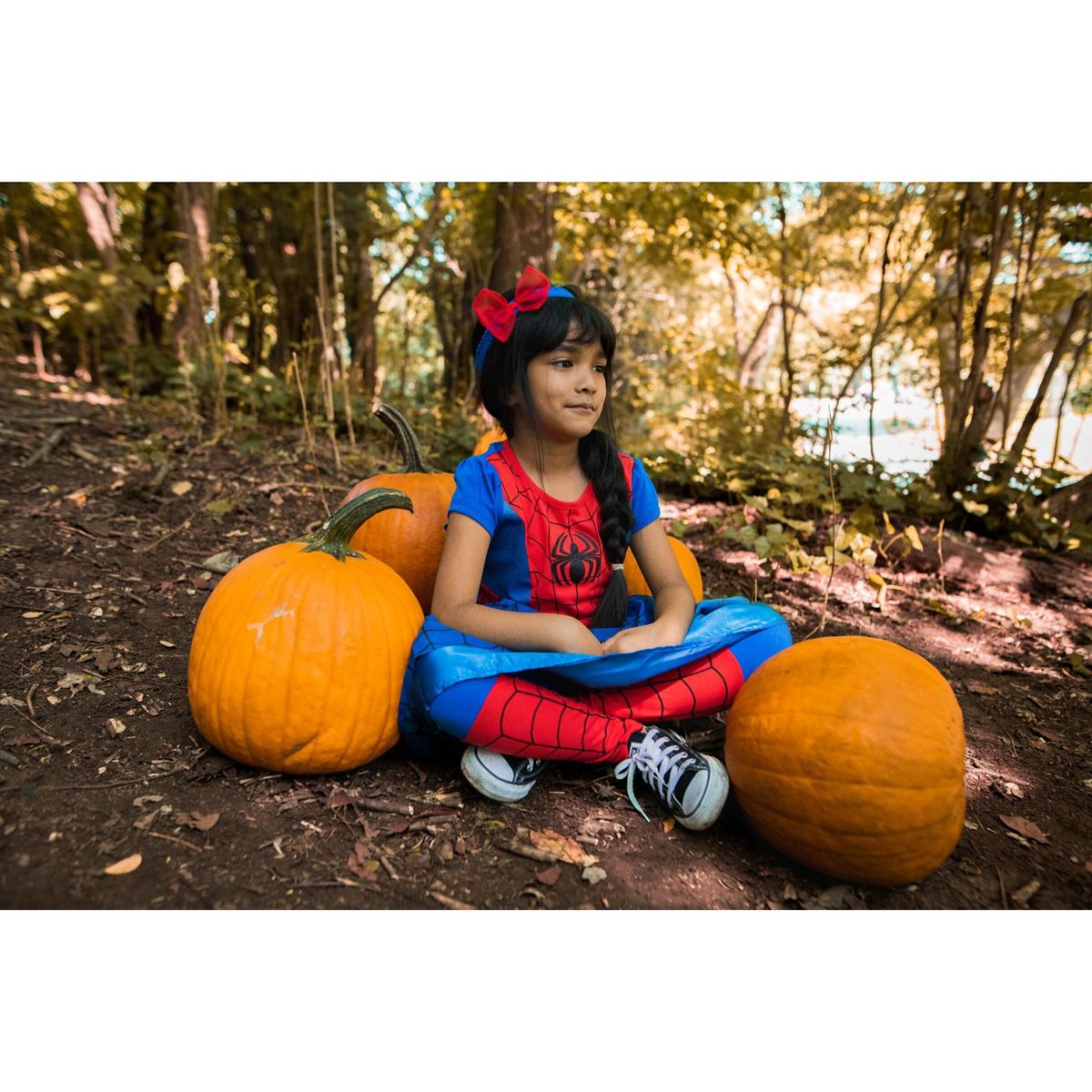 Marvel Spider-Man Toddler Girls' Cosplay Tutu Dress and Leggings Set - thumbnail 5