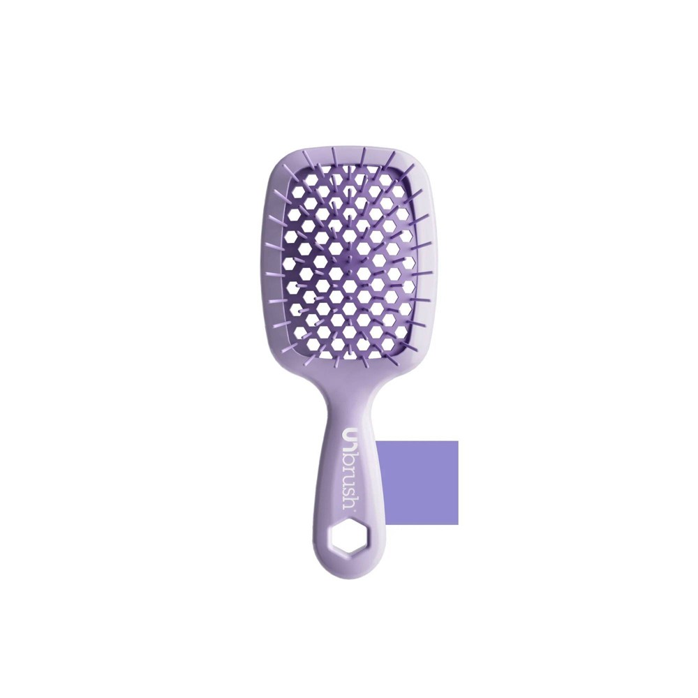 Photos - Hair Styling Product UNbrush Mini Pastel Detangling Hair Brush - Lilac Light Purple