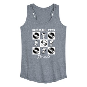 Women's - Peanuts - Snoopy Vinyl Graphic Racerback Tank - 1 of 4