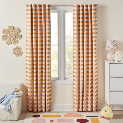 Checkered Kids’ out Window Panel – Pillowfort