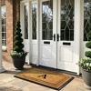 A1HC Natural Coir & Rubber Monogrammed 25"X57" Door Mat, Heavy Duty, Non-Slip Outdoor Entry Doormats - 2 of 4