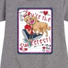 - Barbie - You're The Sweetest Barbie Graphic Short Sleeve Fleece Dress - 2 of 3