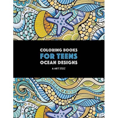 Coloring Books For Teens - by  Art Therapy Coloring (Paperback)