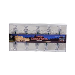 Kurt Adler Indoor/Outdoor Novelty Light Set, National Lampoon Christmas Vacation Wally World Moose Mug, 10 Lights, Clear, 11ft - 1 of 4