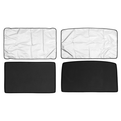 Unique Bargains Glass Roof Sunroof Cover Window Sun Shade Coated Cloth Set for Tesla Model S