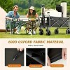 SUGIFT Heavy Duty Folding Wagon Cart with All-Terrain Wheels, Adjustable Handle, and 600D Oxford Fabric for Outdoor Use - 4 of 4
