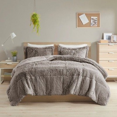 MAXZZZ Shaggy Long Fur Comforter Mini Set