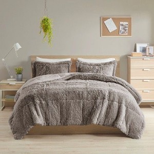 MAXZZZ Shaggy Long Fur Comforter Mini Set - 1 of 1