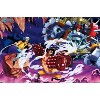 Trends International One Piece: Wano Country - Fighting Trio Unframed Wall Poster Print Clear Push Pins Bundle 22.375" x 34" - 4 of 4
