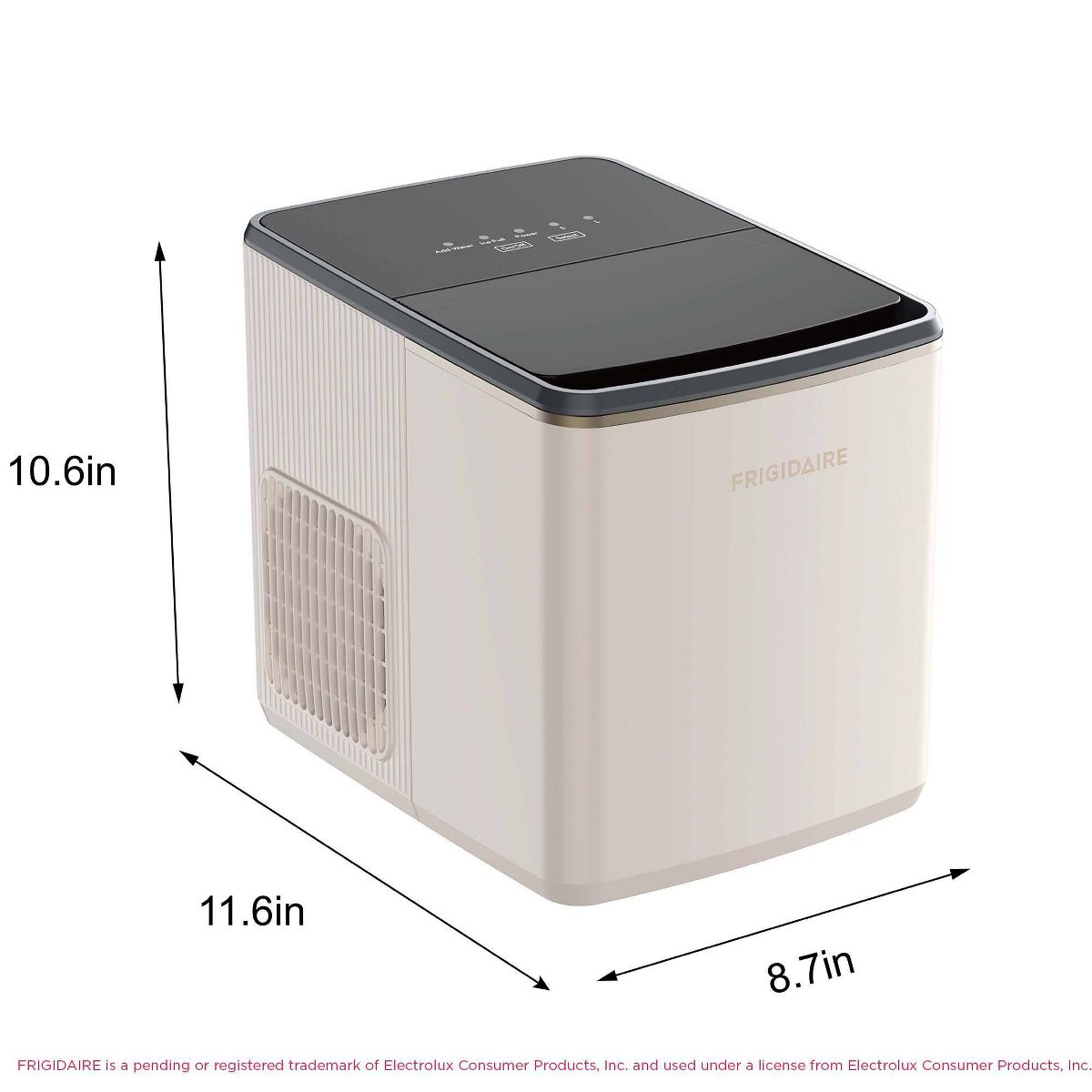 Frigidaire 26lbs Bullet Shaped Ice Viewing Window Ice Maker Cream - thumbnail 10
