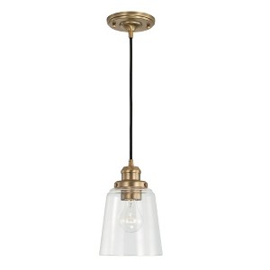 Capital Lighting Fallon 1 - Light Pendant in  Aged Brass - 1 of 1
