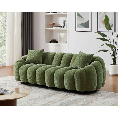 MINIMORE Modern Style 94.9" W Winnie 3Sater Sofa