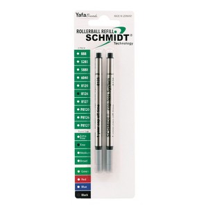 Schmidt Ink Schmidt 8126 Rollerball Long Capless Refill Fine Black 2 Pack (SC58123) - 1 of 4