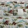 Queen Paradise Island 5pc 300 Thread Count Cotton Comforter Set - Tribeca Living: Sateen Weave, Includes Decorative Pillows - 3 of 3