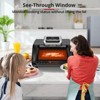 Electric Smokeless Indoor Grill & Air Fryer Combo, 7-in-1, Grill, Broil, Roast, Bake, Crisp, Dehydrate and More, with Non-Stick Plates Pot & Basket - 4 of 4