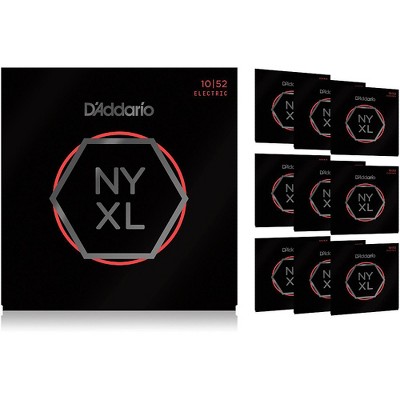 D'Addario NYXL1052 Light Top/Heavy Bottom 10-Pack Electric Guitar Strings