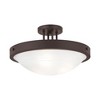 Livex Lighting New Brighton 3 - Light Semi-Flush Mount in  Bronze - 4 of 4