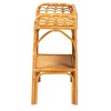 bali & pari Nayana Natural Rattan 2 Tier Console Table Light honey: Handcrafted, No Assembly, Bohemian Style - 4 of 4