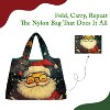 Wrapables Large Foldable Christmas Holiday Nylon Reusable Grocery Bag - 4 of 4