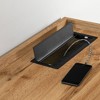 South Shore Finneas Desk Nordik Oak: Modern Farmhouse Style, Built-in Power Strip, Scratch Resistant - 4 of 4