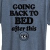 Women's - Instant Message - Going Back To Bed After This Short Sleeve Graphic T-Shirt - 2 of 4