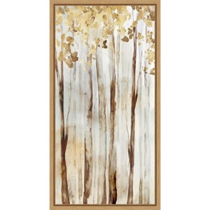 Amanti Art Warm Autumn (Trees) by Eva Watts Canvas Wall Art Print Framed 14 x 27-in. - 1 of 4