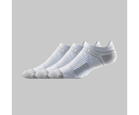 Men's Strideline Low-Rise Athletic Socks 3pk - White One Size