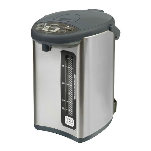 Zojirushi CD-NAC40BM Micom Water Boiler & Warmer, 4.0 Liter, Metallic Black