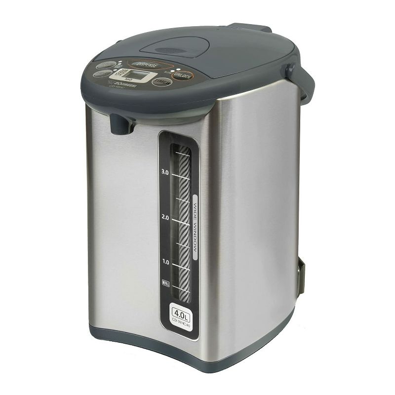 Zojirushi CD-WHC40 Micom Water Boiler and Warmer (135 oz, Stainless Gray), 1 of 4