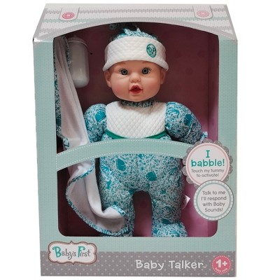 Goldberger Baby's First Baby Talker Interactive Baby Doll