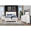 GlasFlength Decorative Wall Mirrors Fresh Mirror Bright Mirror Friendly Mirror Playful Mirror Rectangular Mirror for Bedroom, White, 46.5"*0.7"*34.5" - 2 of 4
