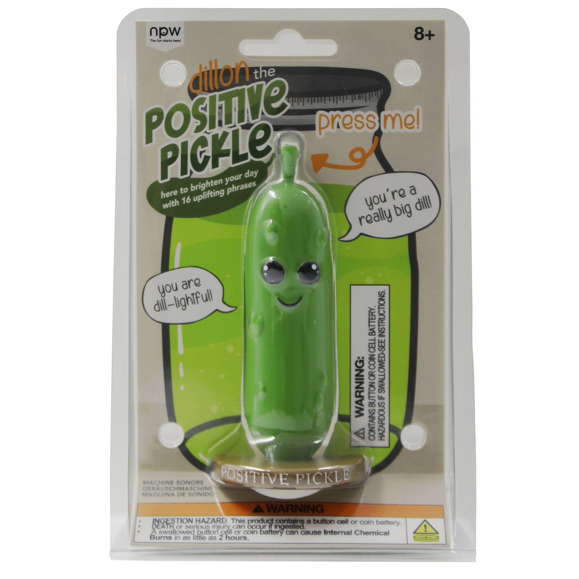 NPW Dillon the Positive Talking Pickle