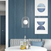 Hudson and Canal 8" Wide Double Layer Pendant with Glass Shade - 3 of 4