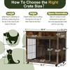 CENGHU Dog Crate Furniture Dog Crates for Medium and Large Dogs Dog Crate with Drawers Wooden Dog Kennel Indoor - 4 of 4