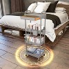 MaseiKar Rolling Utility Cart with Drawer, Utility Cart Made of Multifunctional Storage Organizer Tool for Kitchen, Bathroom, Living Room, Office - 2 of 4