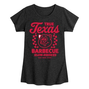 Girls' - Instant Message - Texas BBQ Fitted Short Sleeve Graphic T-Shirt - 1 of 4