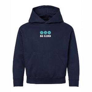 The Juniper Shop Embroidered Be Kind Turning Smiles Youth Graphic Hoodie - 1 of 3