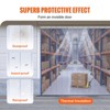 VEVOR Strip Curtain 16PCS, 96" Height, 96" Width, 0.08" Thickness, Clear Smooth Plastic Door Strips,PVC Strip Door Curtain Freezer Curtain - 4 of 4