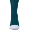 Memoi Girls' Color Block Stripe Crew Socks Blue 8 - 2 of 4