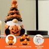 Joyfy 8.5'' Tall Halloween Tabletop Tree Decoration, Pumpkin Gnome Ceramic Tree with Built-in LEDs for Halloween Party Supplies Indoor Decorations - 3 of 4