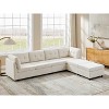 VANOMi Chenille Sectional Sofa with Ottoman - 3 of 4