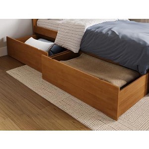 AFI Furnishings AFI Urban Twin/Full Size Bed Drawers in Light Toffee - 1 of 4