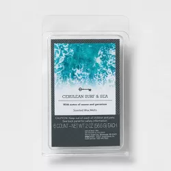 6ct Set Cerulean Surf and Sea Wax Melt - Threshold™