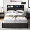 AMERLIFE Lift Up Storage Bed Frame with Lifting Storage & Charging Station - 2 of 4