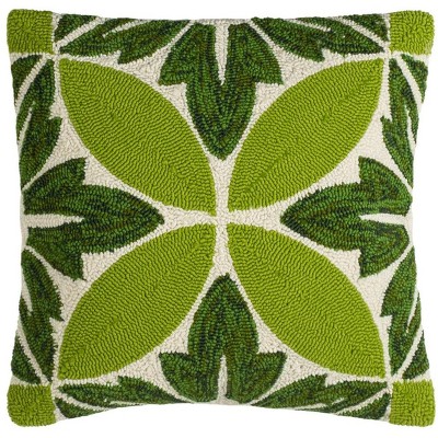 Paradise Pillow - Green/Multi - 20"X20" - Safavieh